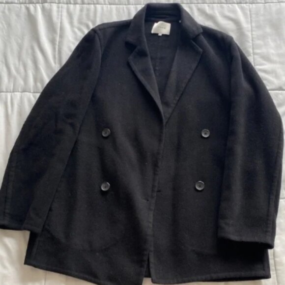 Vince Wool Blend Coat - Picture 1 of 8